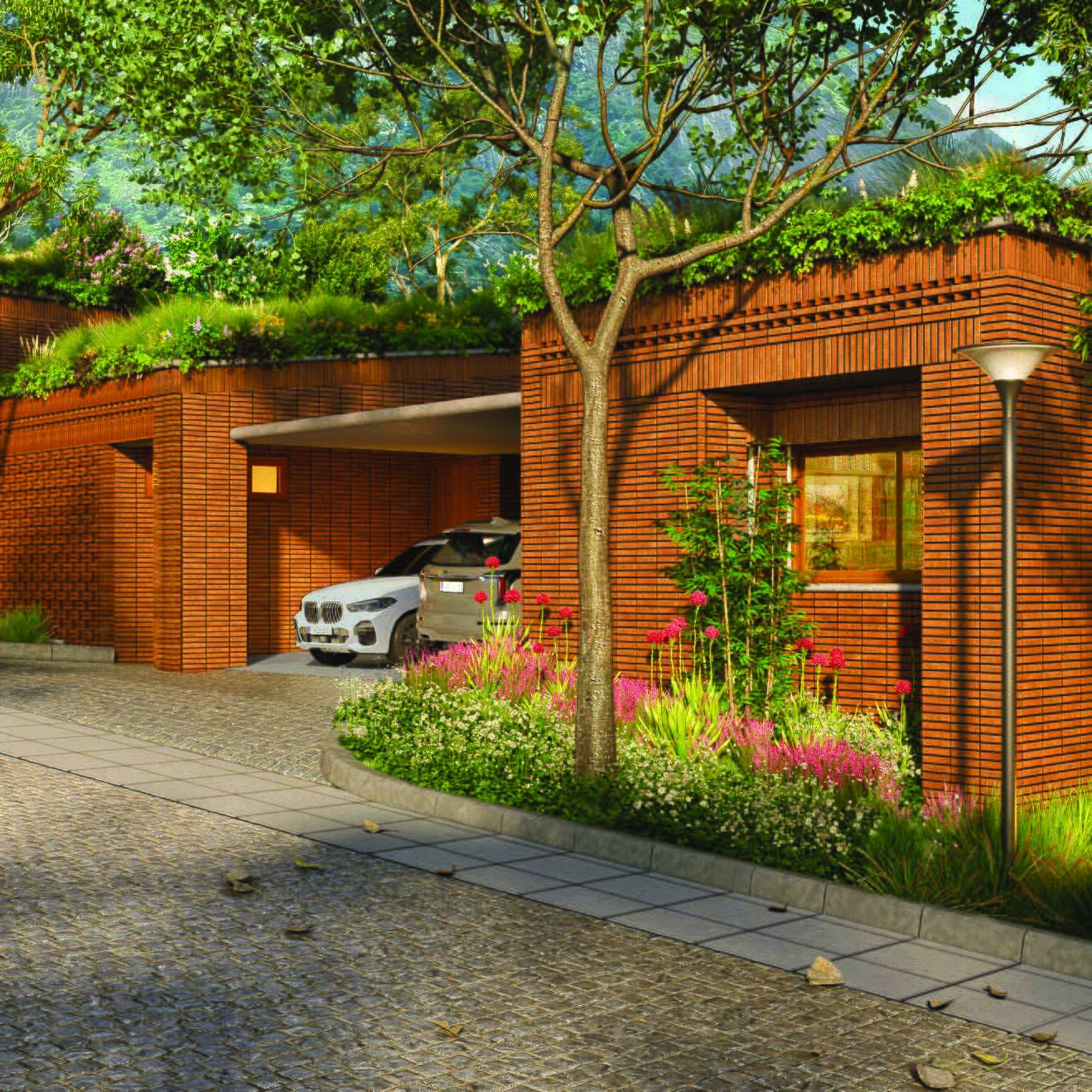 Garden with deck in Over the Rainbow 6,000 sq. ft. villa plot